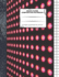 Graph Paper Composition Notebook: 110 Pages | Quad Ruled 4x4 | 8.5" X 11": Red Large Notebook With Grid Paper | Math Notebook for Students
