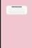 Composition Notebook: Solid Light Pink (100 Pages, College Ruled)