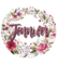 Jennifer Floral Wreath Personalized Notebook (Female First Name Flower Notebooks)