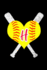 H Monogram Initial Softball Journal: Personalized Journal for Softball Lover, 6x9 Lined Blank Notebook, 150 Pages, Journal to Write in for Journaling, ...Quotes, Paperback Composition Book
