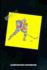 Composition Notebook: Hockey Player Yellow Sticker, Birthday Journal for Goalie, Field Ice Sports Lovers to Write on