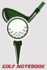 Golf Notebook: 6x9 Golf Scorebook With Scorecards and Monthly Stats Tracker