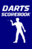 Darts Scorebook: 6x9 Darts Scorekeeper With Checkout Chart and 100 Scorecards