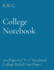 College Notebook: 100 Pages 8.5 X 11 Notebook College Ruled Line Paper