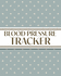XL Large Print 1-Year Blood Pressure Tracker (Cream Polka Dots on Blue): 8"x10" 52+ Extra Weeks Large Daily Blood Pressure Logbook Tracker Complete with Monthly Trend Graphs (5 Weeks a Month); Perfect for Seniors with its 16 pt Font!