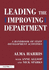 Leading the Improving Department: A Handbook of Staff Activities