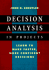 Decision Analysis in Projects