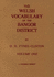 The Welsh Vocabulary of the Bangor District (Volume 2)