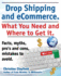 Drop Shipping and Ecommerce, What You Need and Where to Get It. Dropshipping Suppliers and Products, Ecommerce Payment Processing, Ecommerce Software