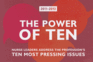 The Power of Ten 2011-2013: Nurse Leaders Address the Profession's Ten Most Pressing Issues
