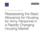 Reassessing the Basic Allowance for Housing for Army Personnel in a Rapidly Changing Housing Market