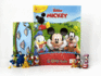 Disney Mickey Mouse Clubhouse 'My Busy Books'-Includes Storybook | 12 Disney Figurines | and Playmat