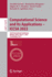 Computational Science and Its Applications-Iccsa 2022