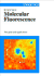 Molecular Fluorescence: Principles and Applications