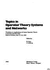 Topics in Operator Theory Systems and Networks: Workshop on Applications of Linear Operator Theory to Systems and Networks, Rehovot (Israel), June...(Operator Theory: Advances and Applications)