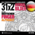 31x2 Ausmalbilder Mit Dem Deutschen Fingeralphabet