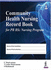 Community Health Nursing Record Book for Pb Bsc Nursing Program