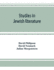 Studies in Jewish literature, issued in honor of Professor Kaufmann Kohler, Ph.D., president Hebrew Union College, Cincinnati, Ohio, on the occasion of his seventieth birthday, May the tenth, nineteen hundred and thirteen