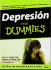 Depresion Para Dummies / Depression for Dummies (Para Dummies) (Spanish Edition)