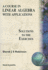 Course in Linear Algebra With Applications: Solutions to the Exercises