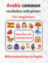 Arabic common vocabulary with picture for beginners with pronunciation in English: Learn Arabic for Kids and beginners - More than 300 essential words - Learn Arabic Vocabulary - Arabic-English Picture Dictionary - egyptian arabic vocabulary