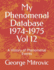 My Phenomenal Database 1974-1975 Vol 12