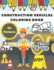 Construction Vehicles Coloring Book: Activity For Kids, Easy Pictures to Learning