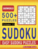 Easy Sudoku Puzzles: Over 500 Easy Sudoku Puzzles And Solutions (Volume 13)