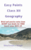 Easy Points Class XII Geography: Easy Points