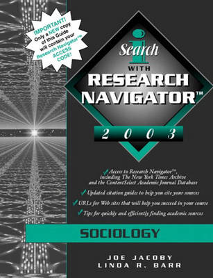 iSearch for Sociology (with ContentSelect) - Jacoby, Joe, and Barr, Linda R.