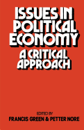 Issues in Political Economy: A Critical Approach