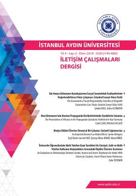 Istanbul Aydin Universitesi: Iletisim Calismalari Dergisi - Ayten, Adem (Editor)