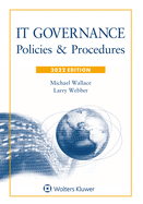 It Governance: Policies and Procedures, 2022 Edition