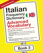 Italian Frequency Dictionary - Advanced Vocabulary: 5001-7500 Most Common Italian Words