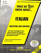 Italian: Passbooks Study Guide