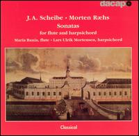 J.A. Scheibe, Morten Rhs: Sonatas for flute and harpsichord - Lars Ulrik Mortensen (harpsichord); Maria Bania (flute)