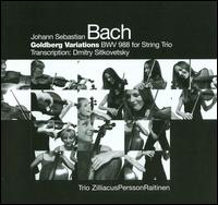 J.S. Bach: Goldberg Variations for String Trio - Johanna Persson (viola); Trio ZilliacusPerssonRaitinen