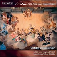 J.S. Bach: Secular Cantatas, Vol. 10 - Cantatas of Contentment - BWV 204, BWV 30a - Aki Matsui (soprano); Bach Collegium Japan; Carolyn Sampson (soprano); Chiharu Takahashi (alto); Chiyuki Urano (bass);...