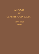 Jahrbuch Des Offentlichen Rechts Der Gegenwart. Neue Folge - H?berle, Peter (Editor)