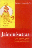 Jaiminisutras - Rao, Bangalore Suryanarain, and Raman, Bangalore Venkata (Volume editor)