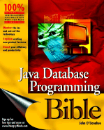 Java Database Programming Bible - O'Donahue, John