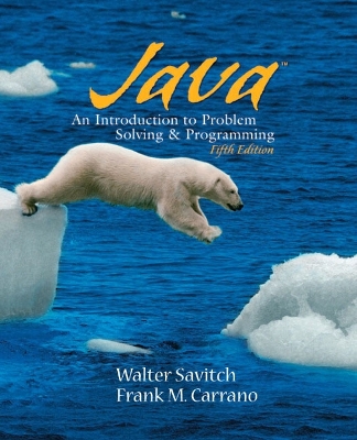 Java: Introduction to Problem Solving and Programming - Carrano, Frank M., and Savitch, Walter