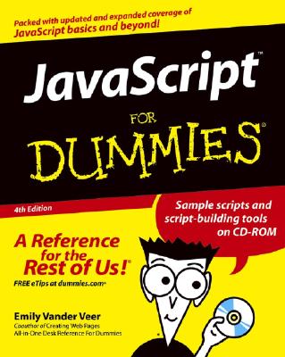 JavaScript for Dummies - Vander Veer, Emily A