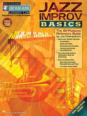 Jazz Improv Basics - Jazz Play-Along, Volume 150 Book/Online Audio - Charupakorn, Joe