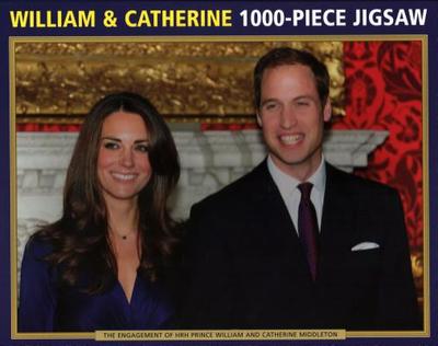 Jigsaw: William & Catherine (engagement): 1000-piece jigsaw: the engagement of HRH Prince William and Catherine Middleton - Peony Press