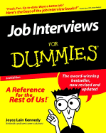 Job Interviews for Dummies - Kennedy, Joyce Lain