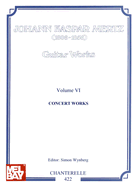 Johann Kaspar Mertz Guitar Works: Volume VI: Concert Works