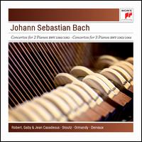 Johann Sebastian Bach: Concertos for 2 Pianos BWV 1060/1061; Concertos for 3 Pianos BWV 1063/1064 - Gaby Casadesus (piano); Jean Casadesus (piano); Robert Casadesus (piano)