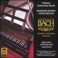 Johann Sebastian Bach: Harpsichord Concertos - American Bach Soloists; Elizabeth Blumenstock (violin); Hanneke van Proosdij (recorder); Judith Linsenberg (recorder);...