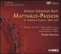 Johann Sebastian Bach: Matthäus-Passion [Limited Deluxe Edition] - Hannah Morrison (soprano); Peter Harvey (bass); Sophie Harmsen (alto); Tilman Lichdi (tenor);...